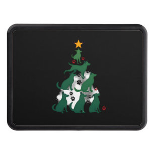Dog Christmas Tree Shirt - Dog Christmas (2) Hitch Cover
