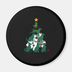 Dog Christmas Tree Shirt - Dog Christmas (2) Magnet