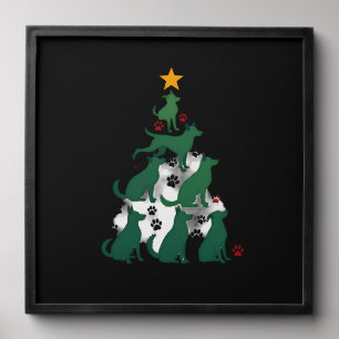 Dog Christmas Tree Shirt - Dog Christmas (2) Peel And Stick Photo Tile
