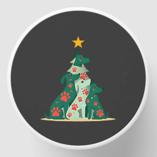 Dog Christmas Tree Shirt - Dog Christmas (3) Mini Candle Favors