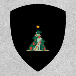 Dog Christmas Tree Shirt - Dog Christmas (3) Patch