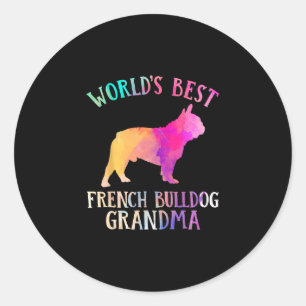 Dog classic round sticker