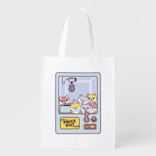 DOG CLAW MACHINE GROCERY BAG
