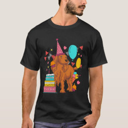 Dog Cocker Spaniel Lover Birthday Party Pet Owner  T-Shirt