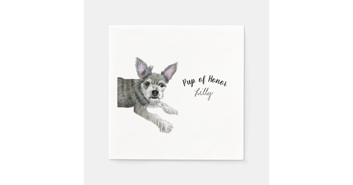 Dog Cocktail Napkins Zazzle