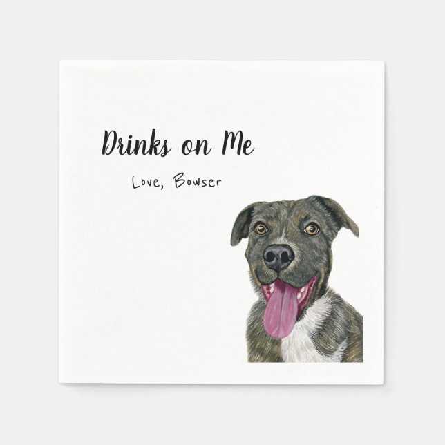 Dog Cocktail Napkins (Front)