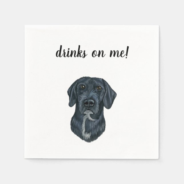 Dog Cocktail Napkins (Front)
