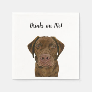 Dog Cocktail Napkins