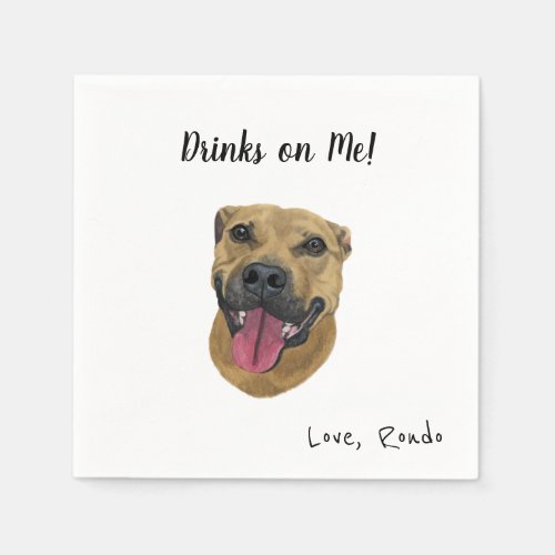 Dog Cocktail Napkins