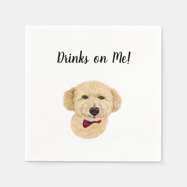 Dog Cocktail Napkins (Front)