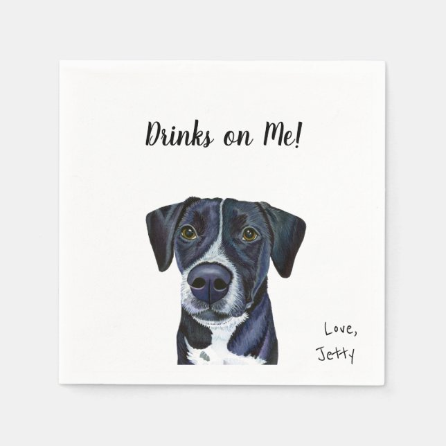 Dog Cocktail Napkins (Front)
