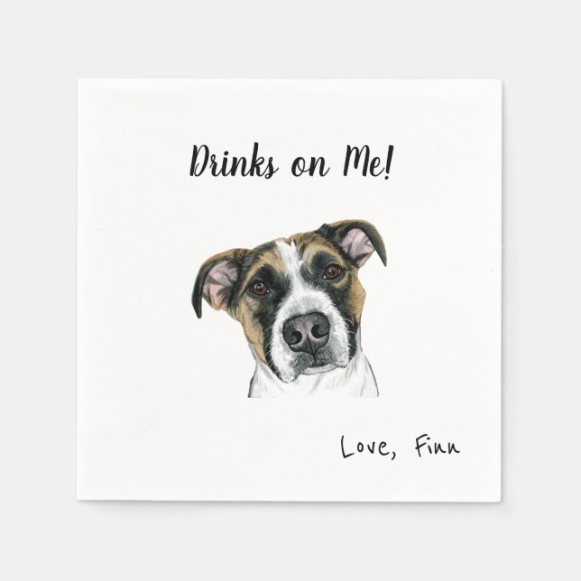 Dog Cocktail Napkins (Front)