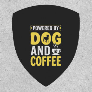 Dog Coffee Lover Powered By Design Patch