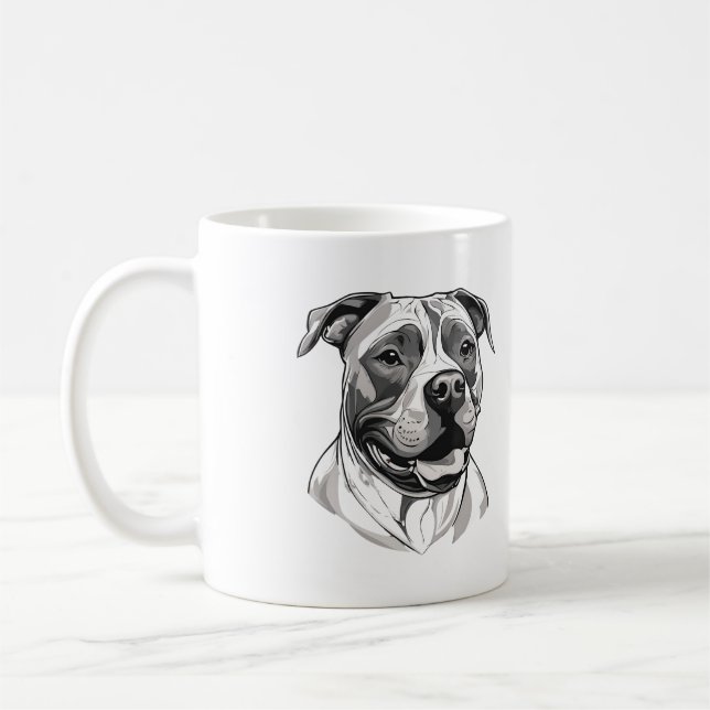 DOG COFFEE MUG (Left)