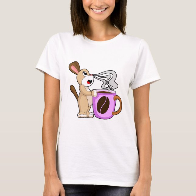 Dog Coffee Mug T-Shirt (Front)