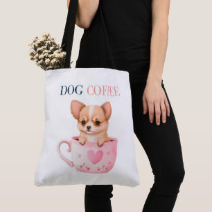 Dog Coffee Tote Bag