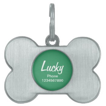 Dog Collar Id Tag For Pets | Customizable Keychain by logotees at Zazzle