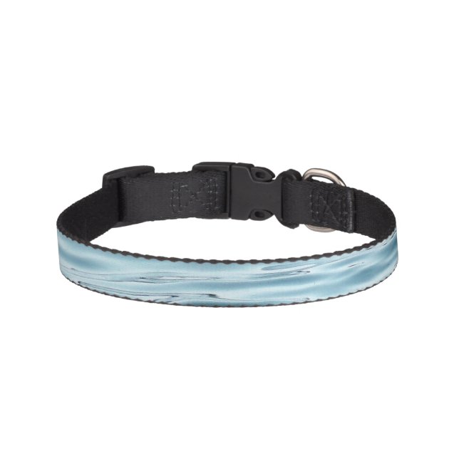 Dog collar light blue water (Front)