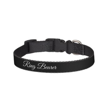 Dog Collar - Ring Bearer by Evented at Zazzle
