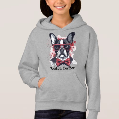 Dog Collection _ Boston Terrier 1 Hoodie