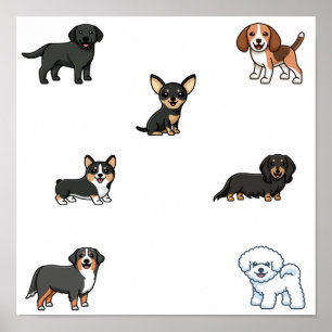 Dog collection poster