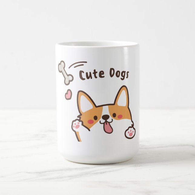 dog color morph mug  (Center)