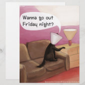 Dog Cone Dating Funny Cartoon (Front/Back)
