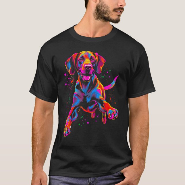 Dog Cool German Shorthaired Pointer T-Shirt (Front)