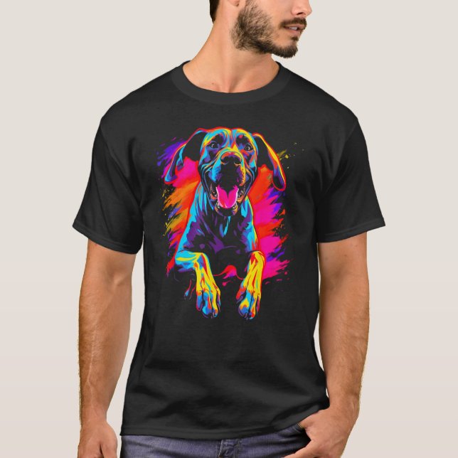 Dog Cool Great Dane T-Shirt (Front)