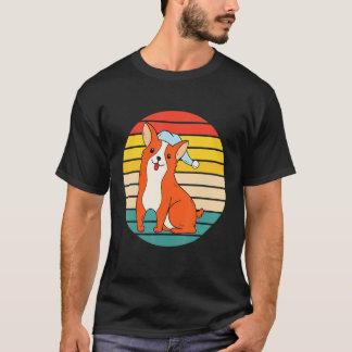 Dog Corgi Sleeping T-Shirt