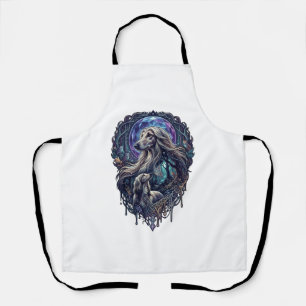 Dog Crystal Moon Enchanted Forest_1 Apron