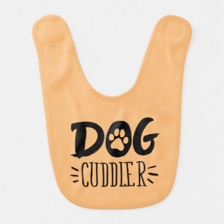 Dog Cuddler Dog Happy Cuddler Drawn Paw Baby Bib