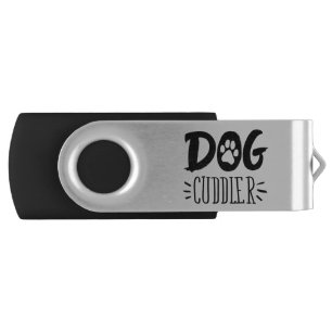 Dog Cuddler Dog Happy Cuddler Drawn Paw Flash Drive