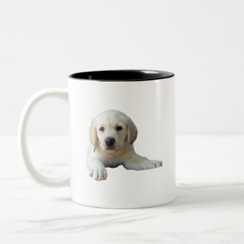 Dog cup Beautiful Two_Tone Coffee Mug