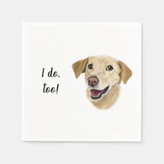 Dog Custom Cocktail Napkin