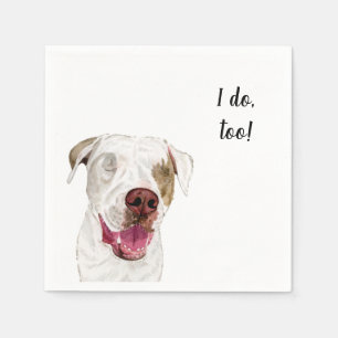 Dog Custom Cocktail Napkin
