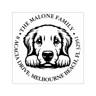 Dog Custom Personalized Theme Self-inking Stamp