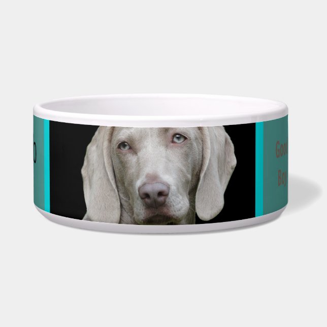 Dog Custom Photo   Bowl (Right)