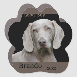 Dog Custom Photo Car Magnet