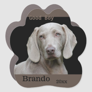 Dog Custom Photo Car Magnet