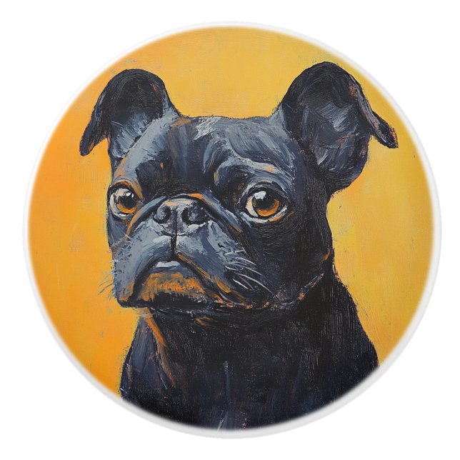  Dog Custom Photo Create Your Own Photo Simple  Ceramic Knob (Front)