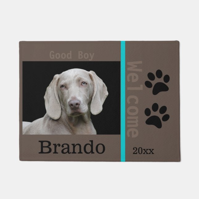 Dog Custom Photo Custom Doormat (Front)