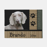 Dog Custom Photo  Doormat at Zazzle