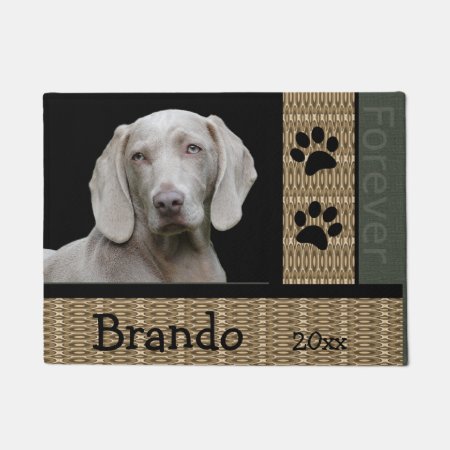 Dog Custom Photo  Doormat