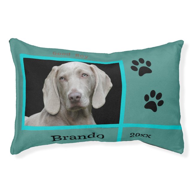Dog Custom Photo  Pet Bed (Front)