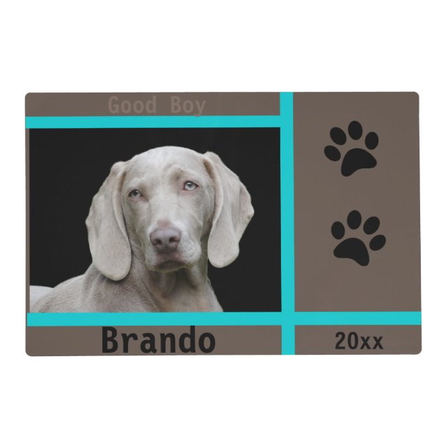 Dog Custom Photo Placemat (Front)
