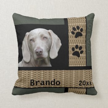 Dog Custom Photo Throw Pillow by Iggys_World at Zazzle