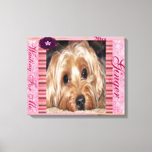 Dog Customize Photo Canvas Print