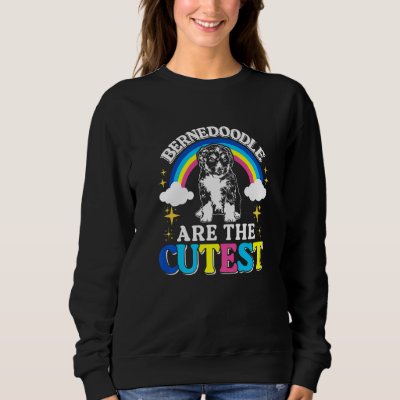 Dog Cute Bernedoodle Premium Sweatshirt