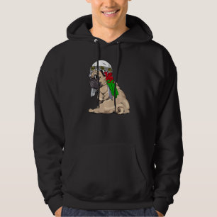Dog Cute Pug Retro Wales Flag Pride Hoodie